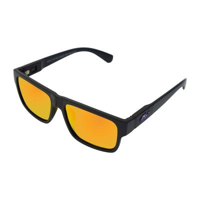 INSALT APEZMB-O Angler Pro Ezi View Matte Black Polarized Recycled Sunglasses - Orange