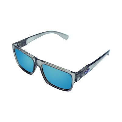 INSALT APEZTG-BL Angler Pro Ezi View Transparent Grey Polarized Recycled Sunglasses - Blue