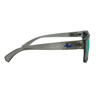 INSALT APEZTG-GR Angler Pro Ezi View Transparent Grey Polarized Recycled Sunglasses - Green