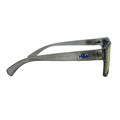 INSALT APEZTG-O Angler Pro Ezi View Transparent Grey Polarized Recycled Sunglasses - Orange