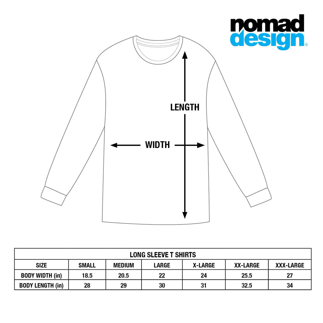Nomad Design Long Sleeve T-Shirts X-Rad Black