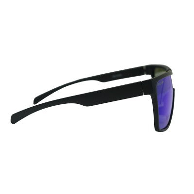 INSALT APSLMB-BL Angler ProSlayer Matte Black Polarized Recycled Sunglasses - Blue