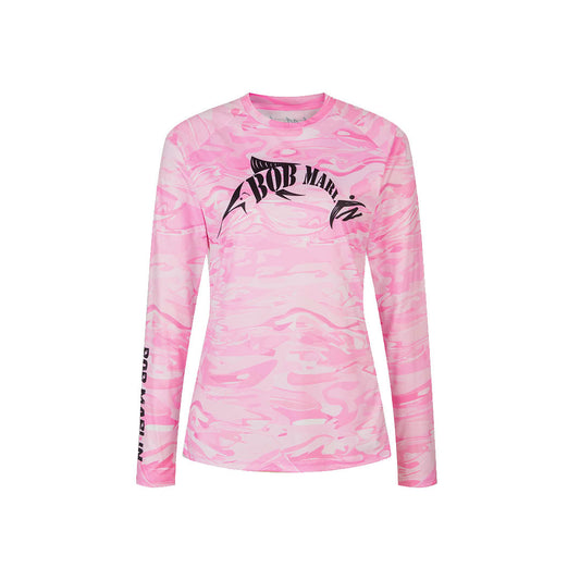 Bob Marlin Women's Performance Shirt Pink Storm