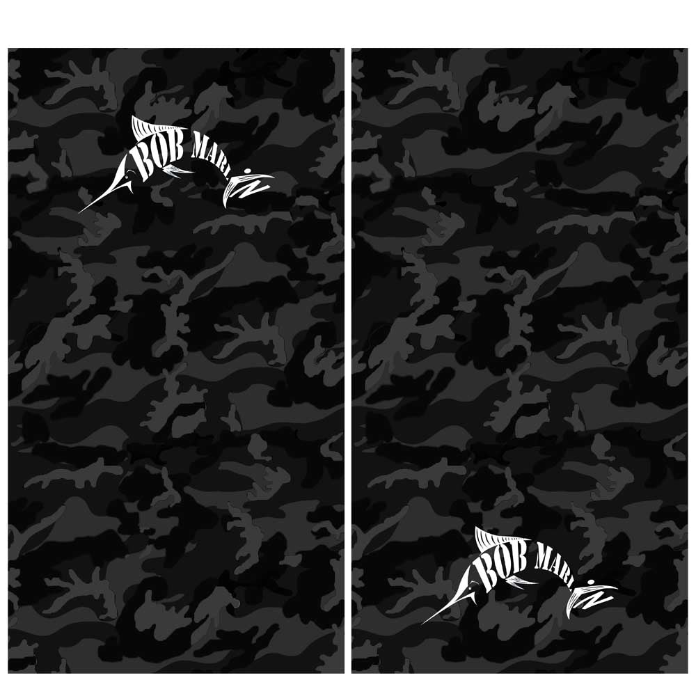 Bob Marlin Face Shield Bob Camo Black