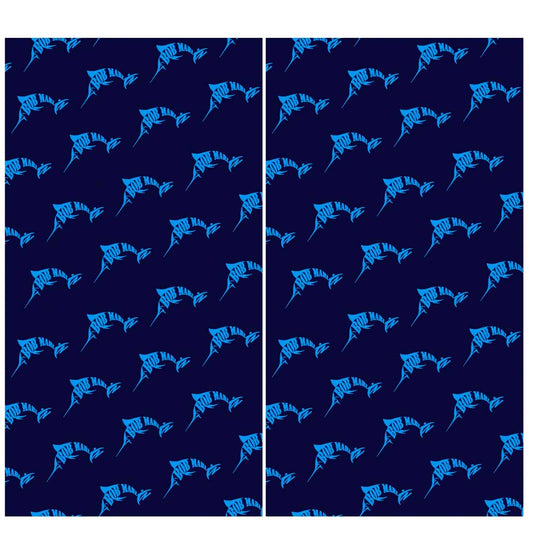 Bob Marlin Face Shield Blue Logo