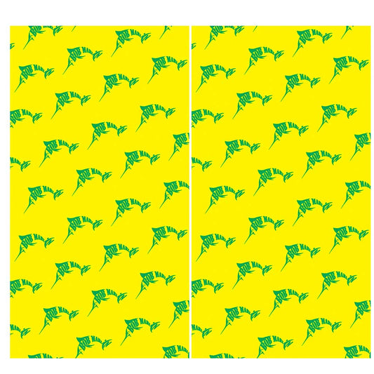 Bob Marlin Face Shield Yellow Logo