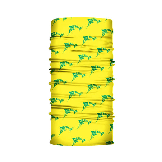 Bob Marlin Face Shield Yellow Logo