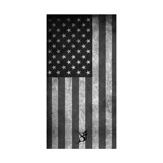 Bob Marlin Face Shield USA Flag - Grey