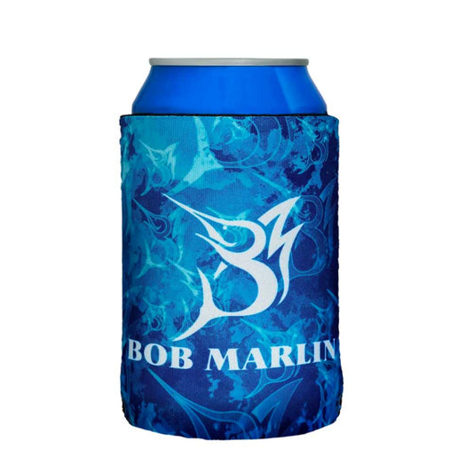 Bob Marlin Coozie Grander Blue