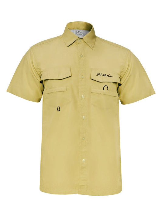 Bob Marlin Button Up Shirt Sand