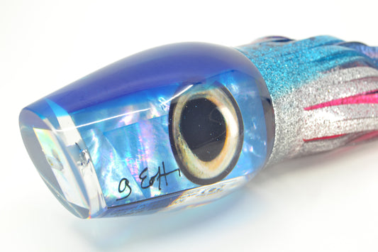 Marlin Magic Blue MOP Blue Back Taxi Eyes Papa Joe 16" 19oz Skirted Blue-Silver-Pink