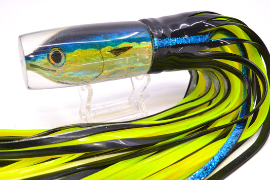 Ali'i Kai Lures Shibi/Yellowfin Medium Hard Head 12" 9oz Skirted Yellowfin – premium trolling lure for offshore big game fishing