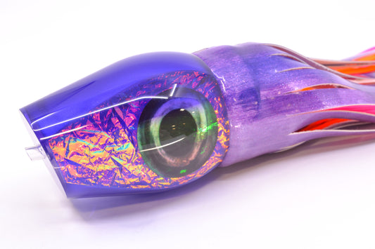 Moyes Lures Pink-Purple Dichro Purple Back XL Sumo 16" 16.4oz FT Vinyl Purple Eclipse