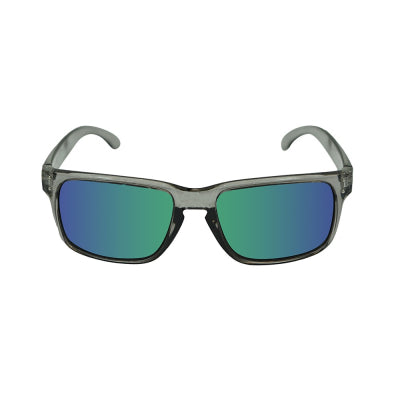INSALT EXGB-TR-GR Angler Pro Excalibur Transparent Grey Polarized Recycled Sunglasses - Green