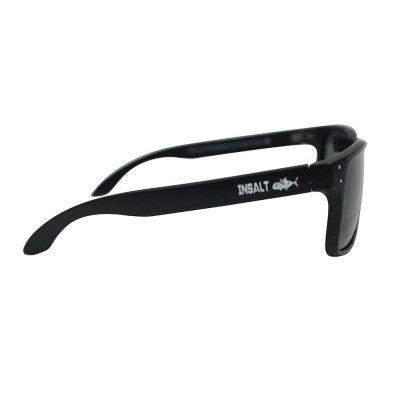 INSALT EXMB-B Angler Pro Excalibur Matte Black Polarized Recycled Sunglasses - Black