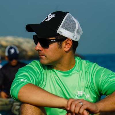 INSALT EXMB-B Angler Pro Excalibur Matte Black Polarized Recycled Sunglasses - Black