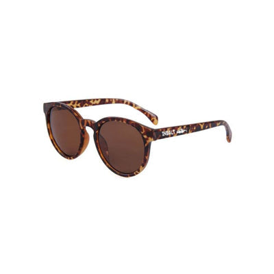 INSALT FRGL-BR Angler Pro Finesse Round Leopard Polarized Recycled Sunglasses - Brown