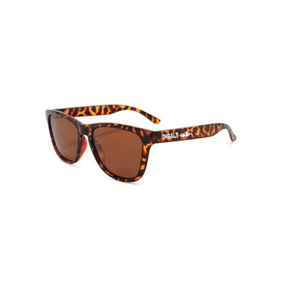 INSALT FSGL-BR Angler Pro Finesse Sleek Leopard Polarized Recycled Sunglasses - Brown