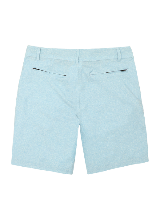 شورت هجين معاد تدويره باللون الأزرق الفاتح