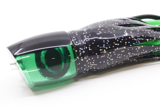 Moyes Lures Green MOP Black Back Bushmaster 12" 10oz Skirted Black/Green