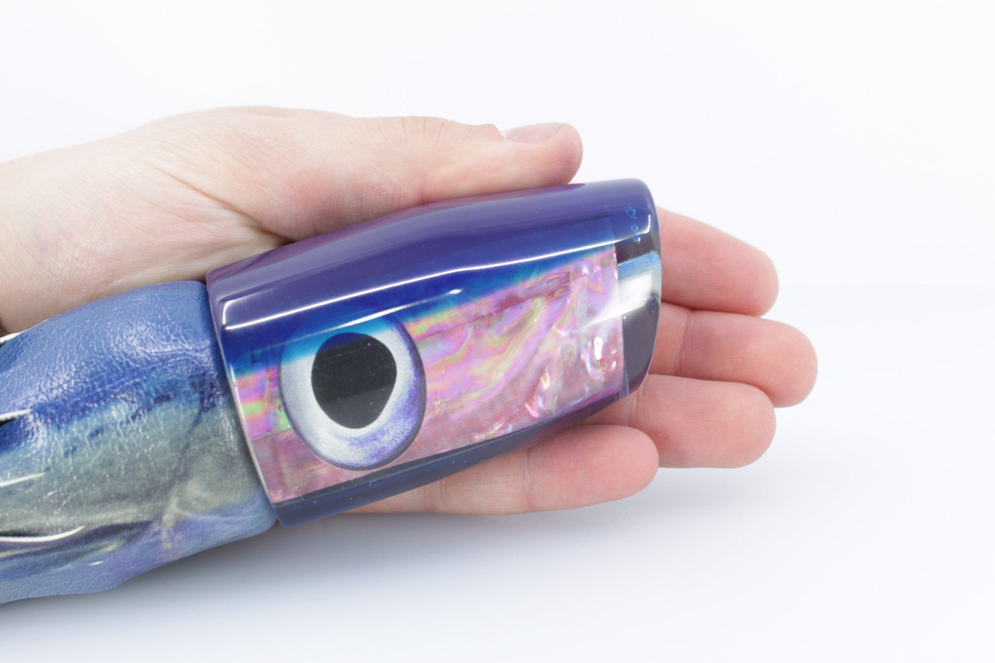 Marlin Magic Pink Awabi Blue Back Taxi Eyes Big Dog 14" 10oz ALV Vinyl Blue Skipjack