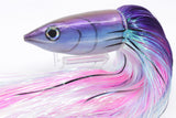 Ali'i Kai Lures Purple-Blue-White Aku 12" 10.7oz Strobez Purple-Ice-White-Pink Stripes