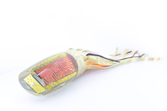 Marlin Magic Gold-Red Lava Super Dog 16" 14oz Vinyl Gold Scale