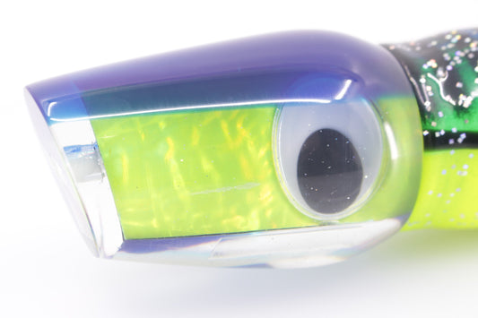 Marlin Magic Lime Green MOP Blue Back Doll Eyes Captain's Choice 14" 12.5oz Skirted