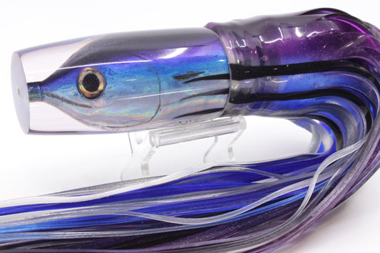 Ali'i Kai Lures Aku Medium Hard Head 12" 9.6oz Skirted Skipjack