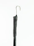 Dahunter Black-Wrapped Bamboo Gaff with Crisscross Grip, 6Ft Shaft and 2.5-Inch Tiller Hook