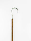 Dahunter Carbon Fiber Gaff with Orange-Brown Cord Wrap, 6Ft Shaft and 2-Inch Tiller Hook
