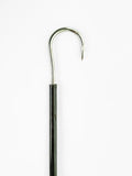 Dahunter Carbon Fiber Gaff with Green Shaft and Black Grip, 6Ft Length and 2.5-Inch Tiller Hook