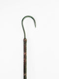 Dahunter Carbon Fiber Gaff with Knotted Grip and Decorative Shaft, 4Ft Length and 2-Inch Tiller Hook