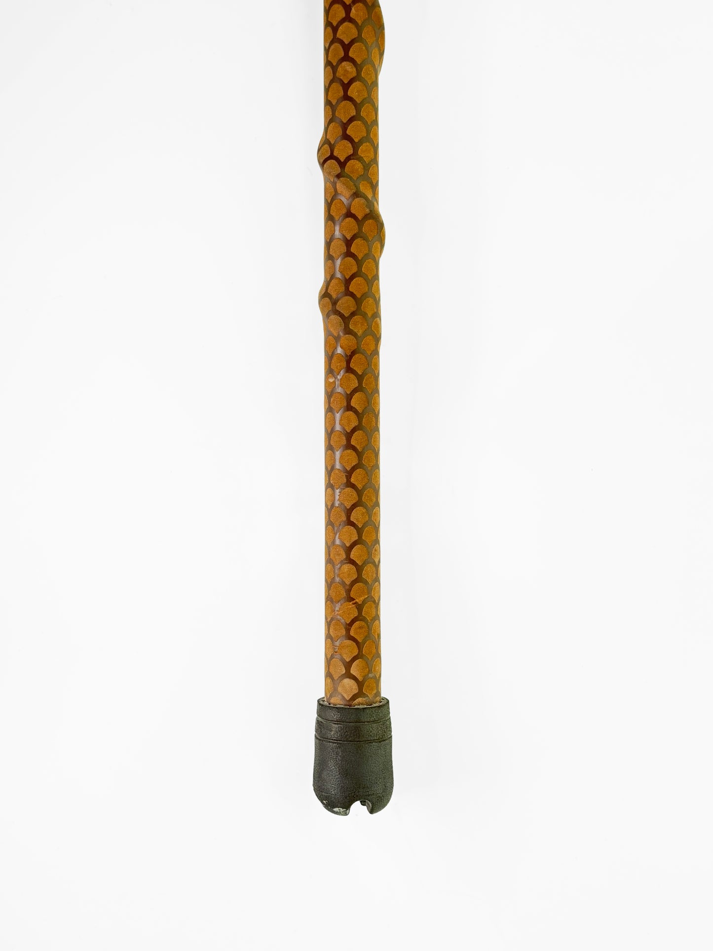 Dahunter Carbon Fiber Gaff with Knotted Grip and Decorative Shaft, 4Ft Length and 2-Inch Tiller Hook