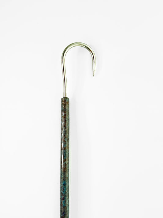 Dahunter Carbon Gaff with Natural Textured Grip, 6Ft Shaft and 2-Inch Tiller Hook