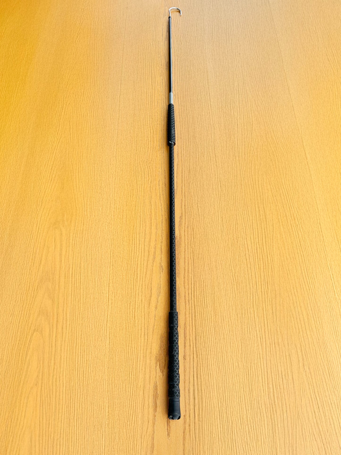 Dahunter Carbon Fiber Gaff with Dual Textured Grip, 6Ft Shaft and 2.5-Inch Tiller Hook