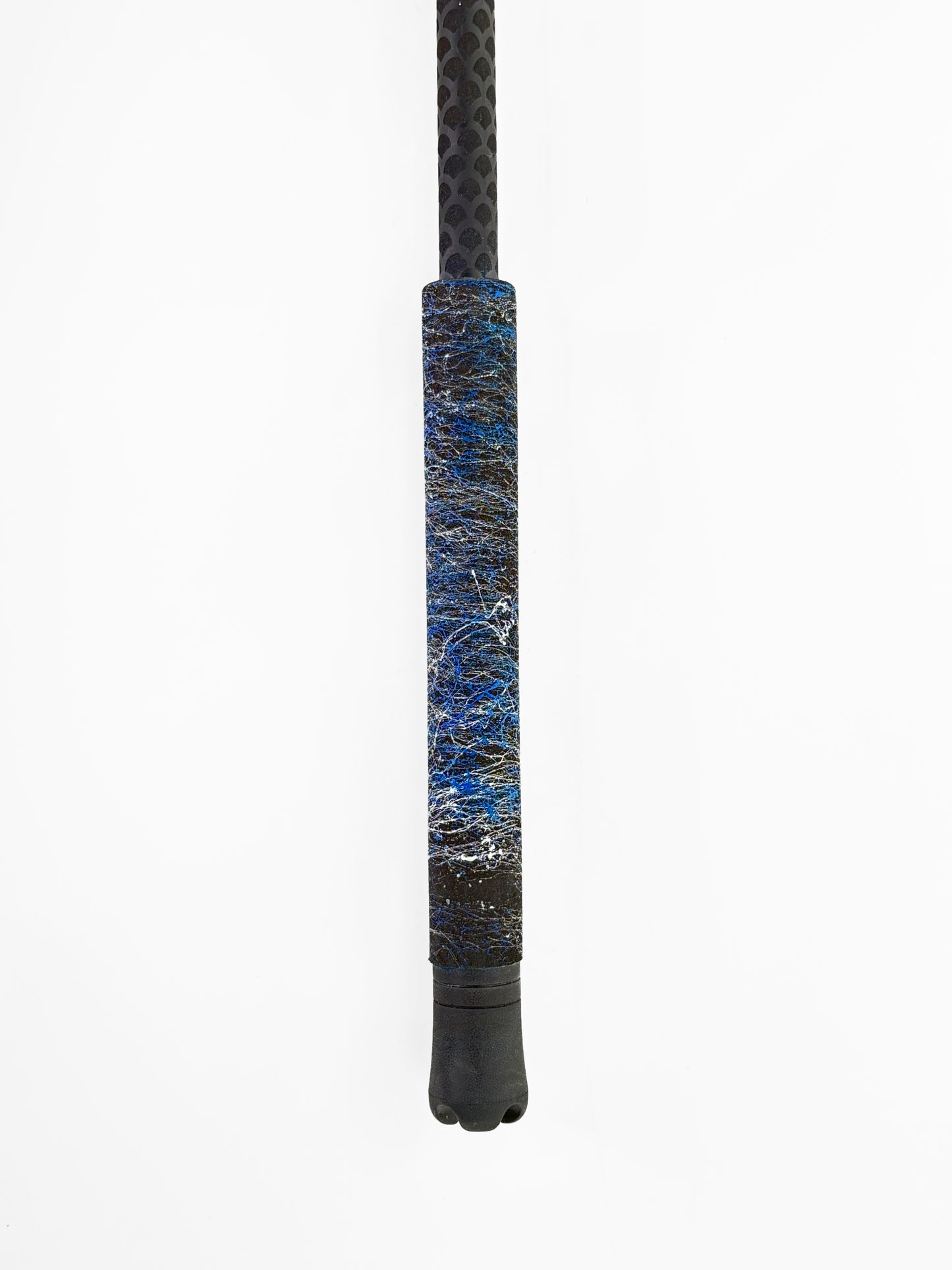 Dahunter Carbon Fiber Gaff with Blue and Silver Textured Grip, 6Ft Shaft and 2-Inch Tiller Hook