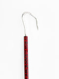 Dahunter Carbon Fiber Gaff with Red Patterned Wrap and Dual Hook, 6Ft Shaft