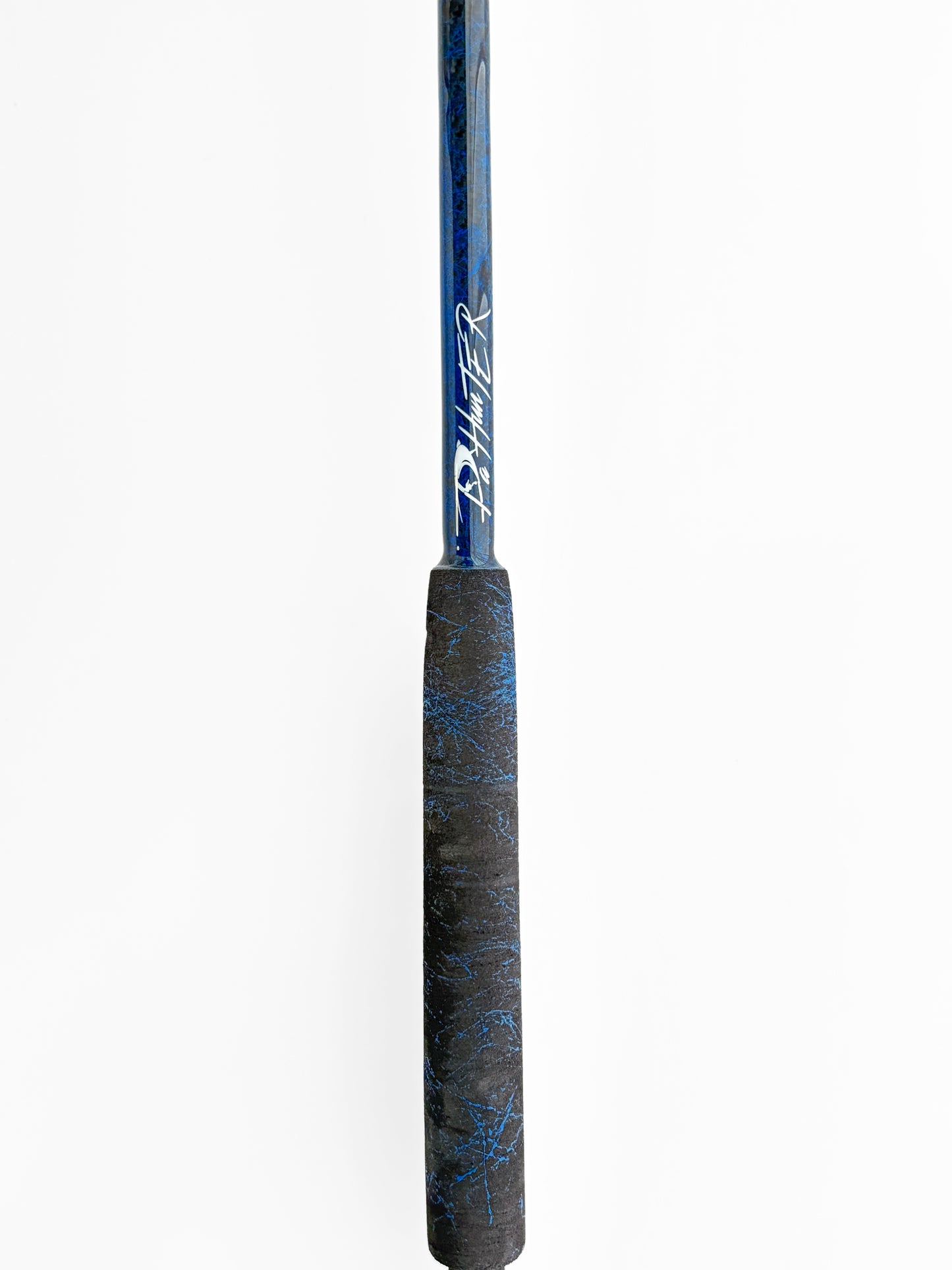 Dahunter Carbon Fiber Gaff with Black and Blue Grip, 6Ft Shaft and 2-Inch Tiller Hook