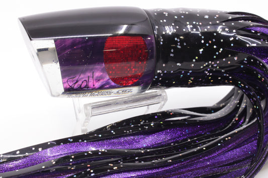 Marlin Magic Purple MOP Black Back Red Eyes Ruckus 12" 11oz Skirted Black/Purple