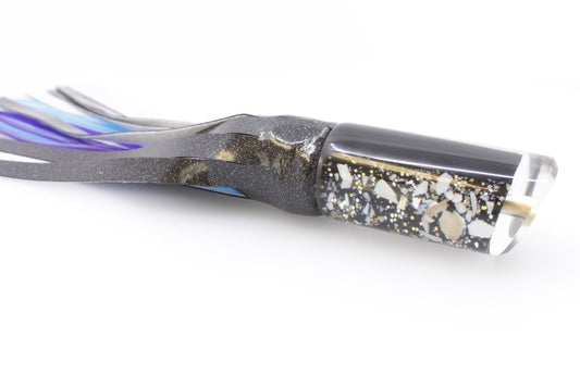 Crampton Baits Black Salt & Pepper Tube 12" 6.5oz Vinyl Black