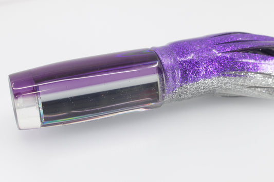 Marlin Magic Mirrored-Rainbow Purple Back Medium Hard Head 9" 5oz Skirted