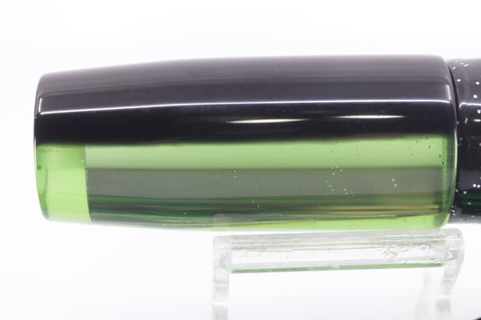 Marlin Magic Green Mirrored-Rainbow Black Back Medium Hard Head 9" 5oz Skirted