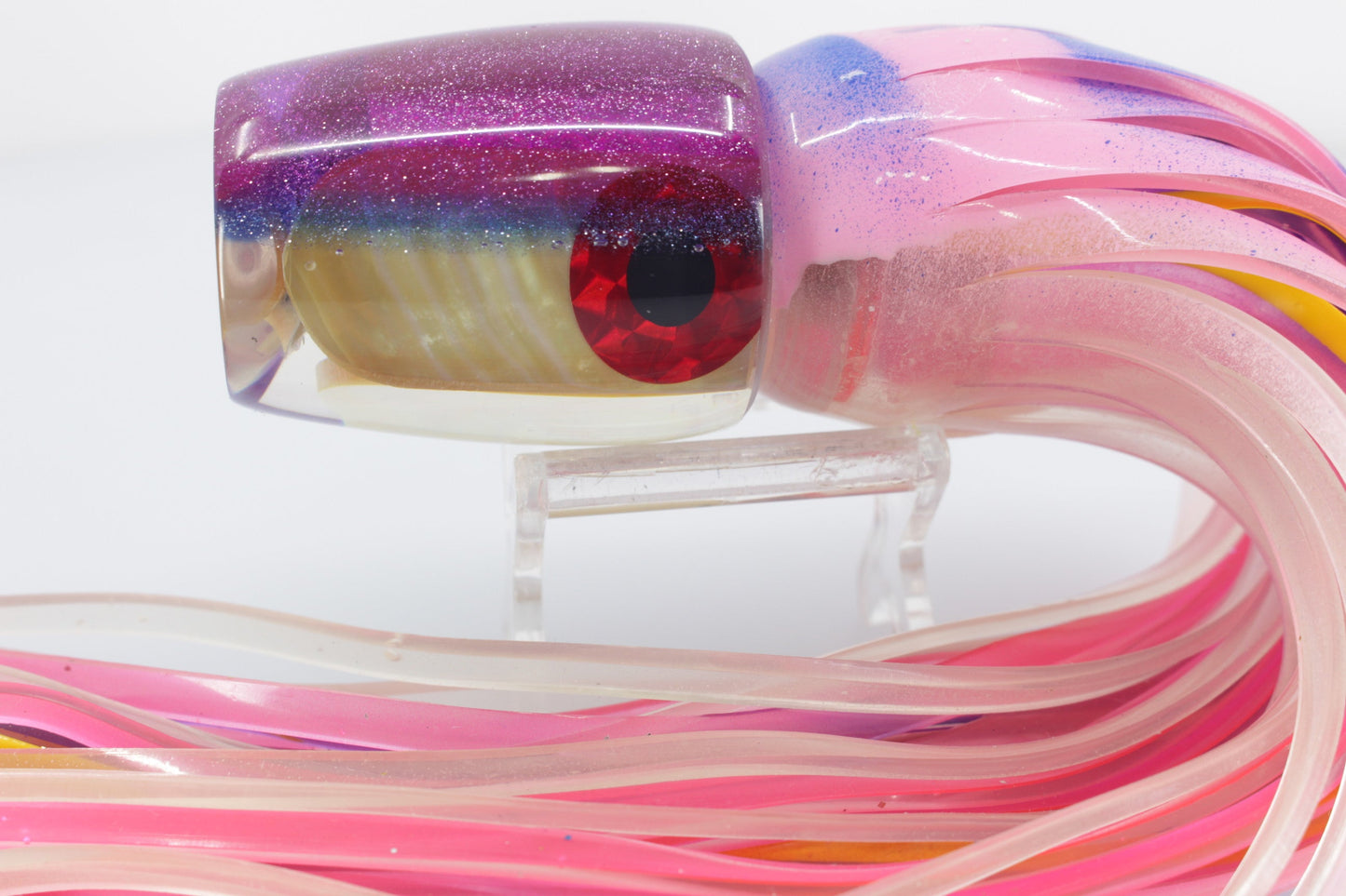 Coggin Lures Real Golden MOP Purple-Blue Back 4-Hole Copa Teardrop Invert 12" 10.5oz
