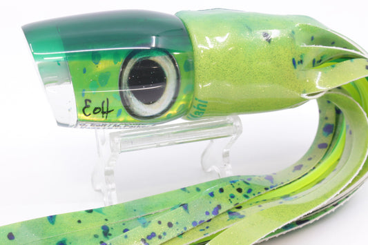 سمكة ماهي مارلين ماجيك ذات الظهر الأخضر من تاكسي آيز ليل هيبي، 10 بوصات، 6.5 أونصة، فاير تيلز، فينيل ماهي