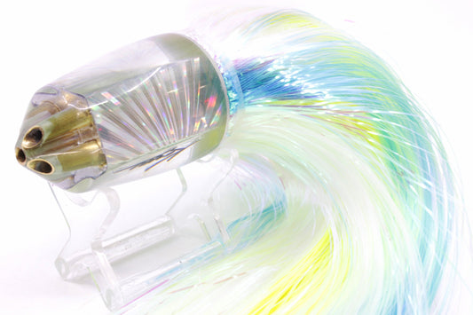 Koya Lures Silver Rainbow Starburst 4-Hole Bullet 9"+ 7oz EZ Flash Feathersword