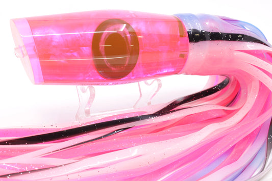 Moyes Lures Fluorescent Pink MOP Large Dark-N-Stormy 14" 13.5oz Skirted Gay Bob
