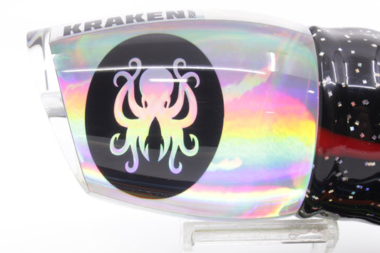 Kraken Fish Co. Silver Rainbow Kraken 16" 16.5oz Skirted Black-Rainbow