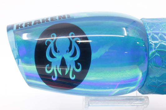 Kraken Fish Co. Ice Blue Rainbow Raptor 16" 14.3oz Vinyl Turquoise Scale