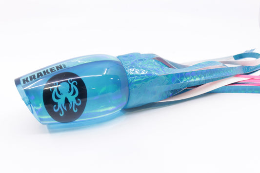 Kraken Fish Co. Ice Blue Rainbow Raptor 16" 14.3oz Vinyl Turquoise Scale